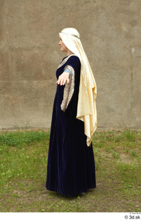  Photos Woman in Historical Dress 23 Blue dress Medieval clothing t poses whole body 0006.jpg